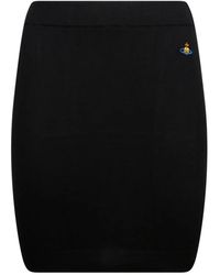 Vivienne Westwood - Camisa negra de algodón con cintura con cordón elástico - Lyst