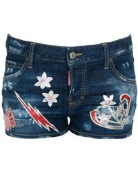 DSquared² - Denim shorts - Lyst