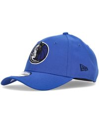 KTZ - Accessoires ,Blauw ,Polyester Nba Dallas Mavericks Curvy Visor Hat - Lyst