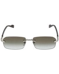 Gucci - Gg1221S Rimless Rectangular Sunglasses - Lyst