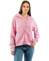 Moschino - Hoodies & Sweatvesten ,Roze ,Katoen Zip-Throughs - Lyst