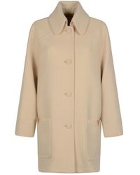 Valentino - Single-Breasted Coats - Lyst