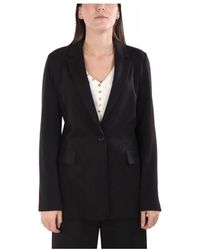 Marella - Jassen ,Zwart ,Leer - Lyst