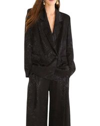FARM Rio - Luipaard Blazer Met Jacquard En Knopen - Lyst