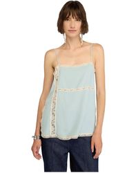 Semicouture - Sleeveless Tops - Lyst
