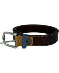 La Martina - Leren Riem Bruin - Lyst