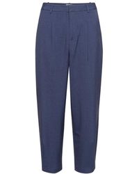 Kaffe - Cropped Trousers - Lyst