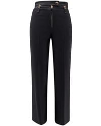 Elisabetta Franchi - Zwarte Broek Met Moderne Stijl - Lyst