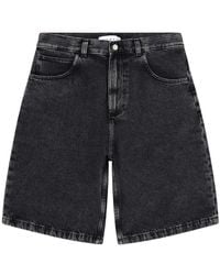 Edwin - Korte Broeken ,Zwart ,Katoen I Worker Short - Lyst
