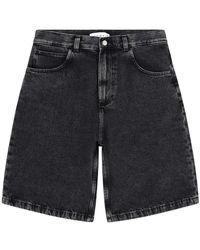 Edwin - Korte Broeken ,Zwart ,Katoen I Worker Short - Lyst