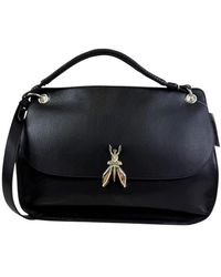 Patrizia Pepe - Flap Bag Mit Geflochtenem Griff L - Lyst