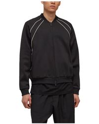 adidas - Fitness ,Zwart ,Katoen Y-3 Sst Track Top Zwart - Lyst