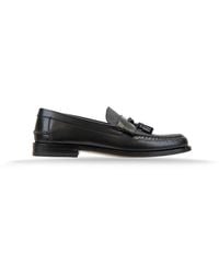 Gucci - Schoenen ,Zwart ,Leer Slip-On Loafers Met Franjes - Lyst