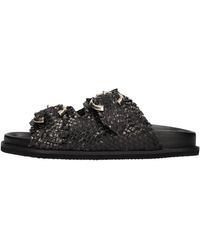 Emanuélle Vee - Leather Mule - Lyst