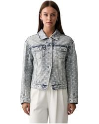 ARMANI EXCHANGE - Denim Jackets - Lyst