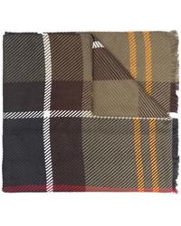 Barbour - Geruite Sjaal Met Rafelrand - Lyst