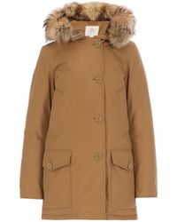 Woolrich Authentic arctic parka with removable raccoon fur - Marron