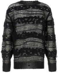 Yohji Yamamoto - Round-Neck Knitwear - Lyst