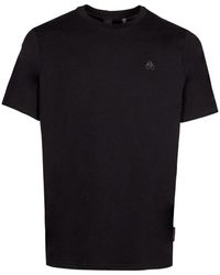 Moose Knuckles - Magliette in cotone con stampa del logo - Lyst