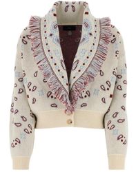 Alanui - Bandana Cashmere Cardi Bomber - Lyst