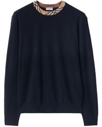 Burberry - Round-Neck Knitwear - Lyst