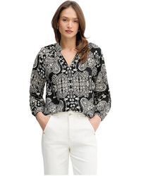 Ouí - Gebloemd Blouse - Lyst