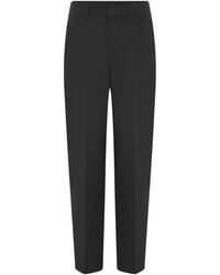 Cro - Broeken ,Zwart ,Polyester Klassieke Zwarte Slim-Fit Broek - Lyst