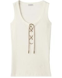 Burberry - Sleeveless Tops - Lyst
