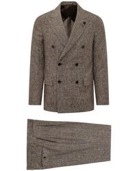 Lardini - Double-Breasted Suit - Lyst