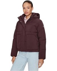 Champion - Jassen ,Bruin ,Leer Jas Met Capuchon - Lyst