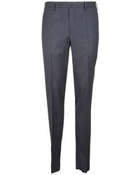 Incotex - Schmale passform graue wollhose - Lyst