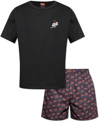 DIESEL - Kit-James Tweedelige Pyjama Set - Lyst