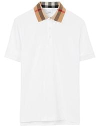 Burberry - Weißer Vintage Check Pullover - Lyst