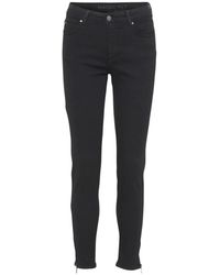 Cro - Comfort Fit Zwarte 7/8 Broek - Lyst