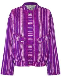 Lolly's Laundry - Jassen ,Veelkleurig ,Katoen Roze Hawaii Ll Jas Ls - Lyst