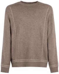 Giorgio Armani - Round-Neck Knitwear - Lyst