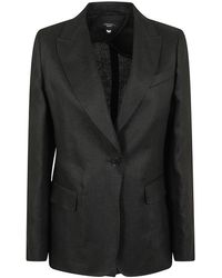 Weekend by Maxmara - Jassen ,Zwart ,Leer Nalut Blazer - Lyst