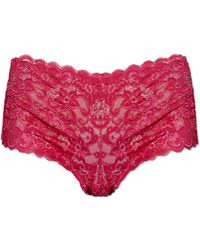 Hanro - Ondergoed ,Roze ,Moments Panty - Lyst