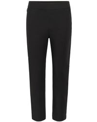 Part Two - Broeken ,Zwart ,Elastische Taille Slim-Fit Cropped Broek - Lyst