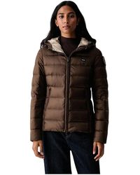 Blauer - Jassen ,Bruin ,Charme Gewatteerd Donsjack - Lyst