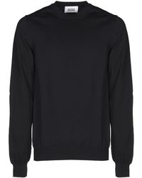 Alpha Studio - Hoodies & Sweatvesten ,Zwart ,Girocollo M - Lyst