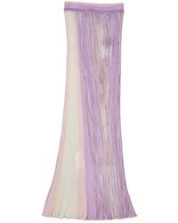 Missoni - Elastischer Maxi-Rock Flieder - Lyst