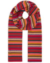 Gallo - Gestreept Fleece Sjaal - Lyst