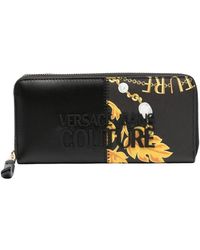 Versace - Portafoglio con cerniera sintetica - zs820 - Lyst