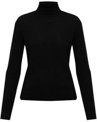 DIESEL - Truien & Vesten ,Zwart ,Wol Wool Turtleneck M-Alinesa-Tn - Lyst