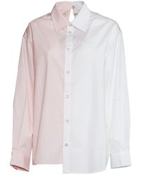Marni - Weiße und rosa hemden für frauen - Lyst