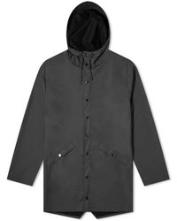Rains - Jassen ,Zwart ,Polyester Lange Jas - Lyst