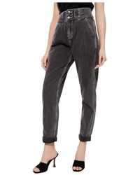 One Teaspoon - Schwarze High Waist Hustlers Jeans - Lyst