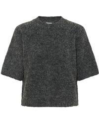 Kaffe - Kaemilie Cropped Knit Pullover - Lyst