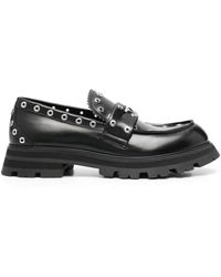 Alexander McQueen - Chunky eyelet loafers - Lyst